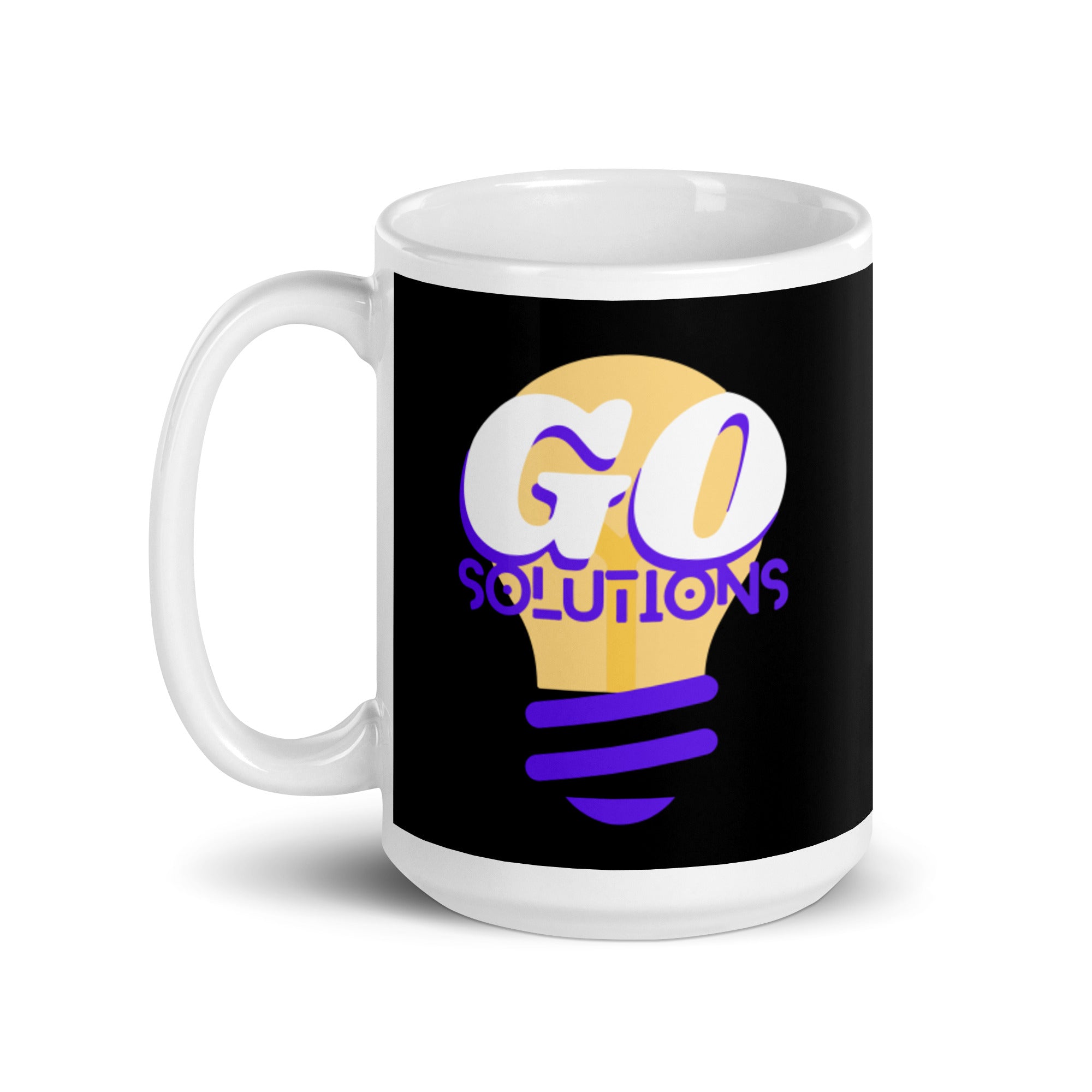 GOS White glossy mug