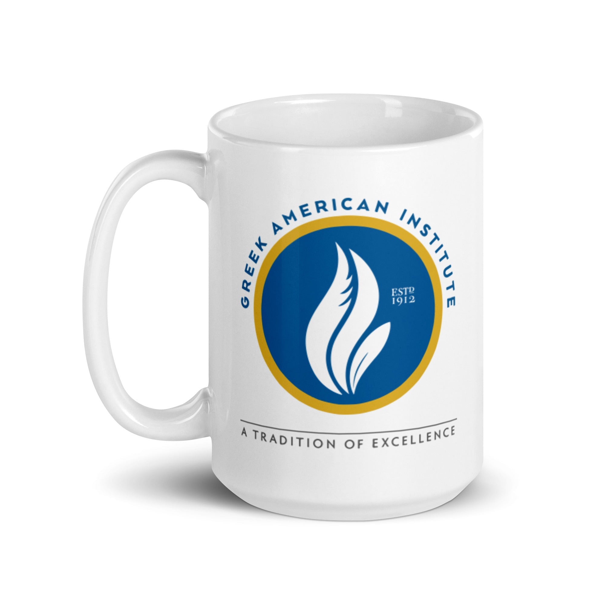 GAI White glossy mug