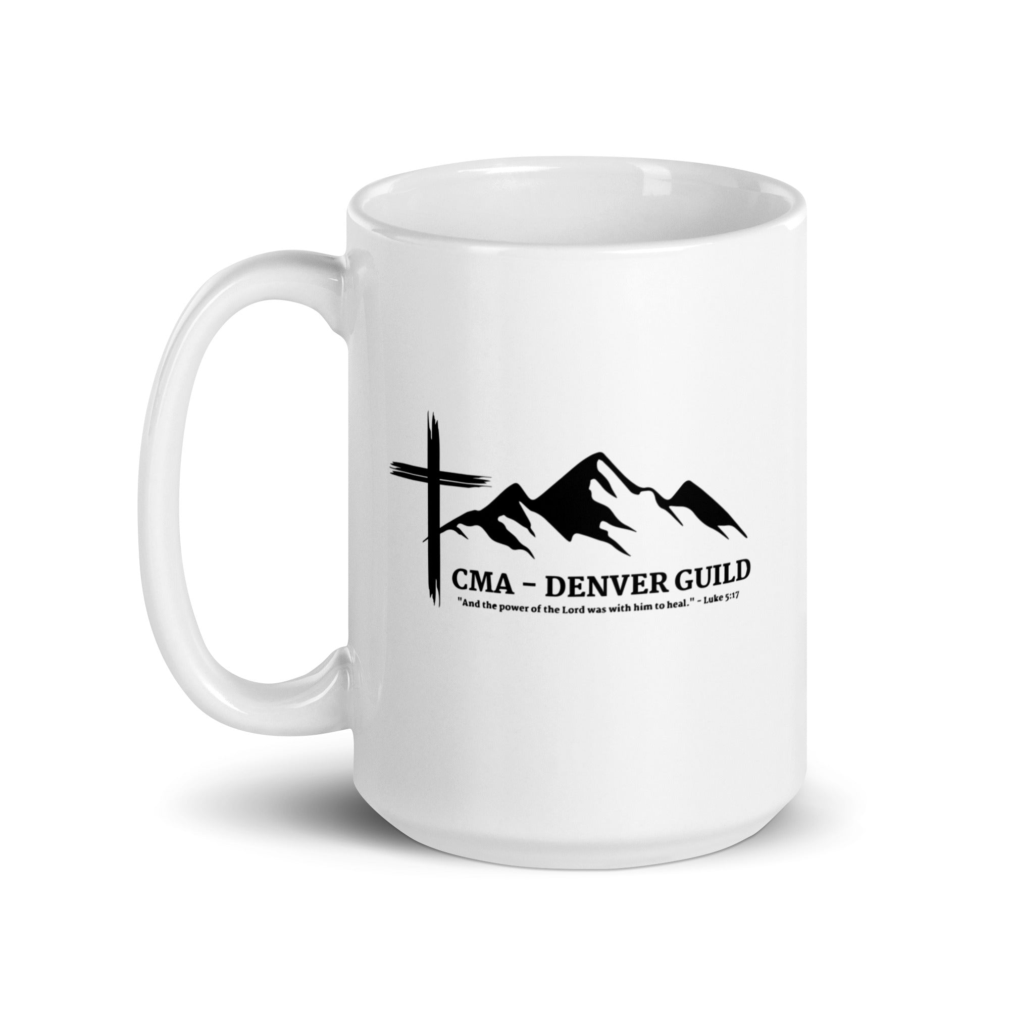 CMA White glossy mug