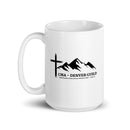 CMA White glossy mug