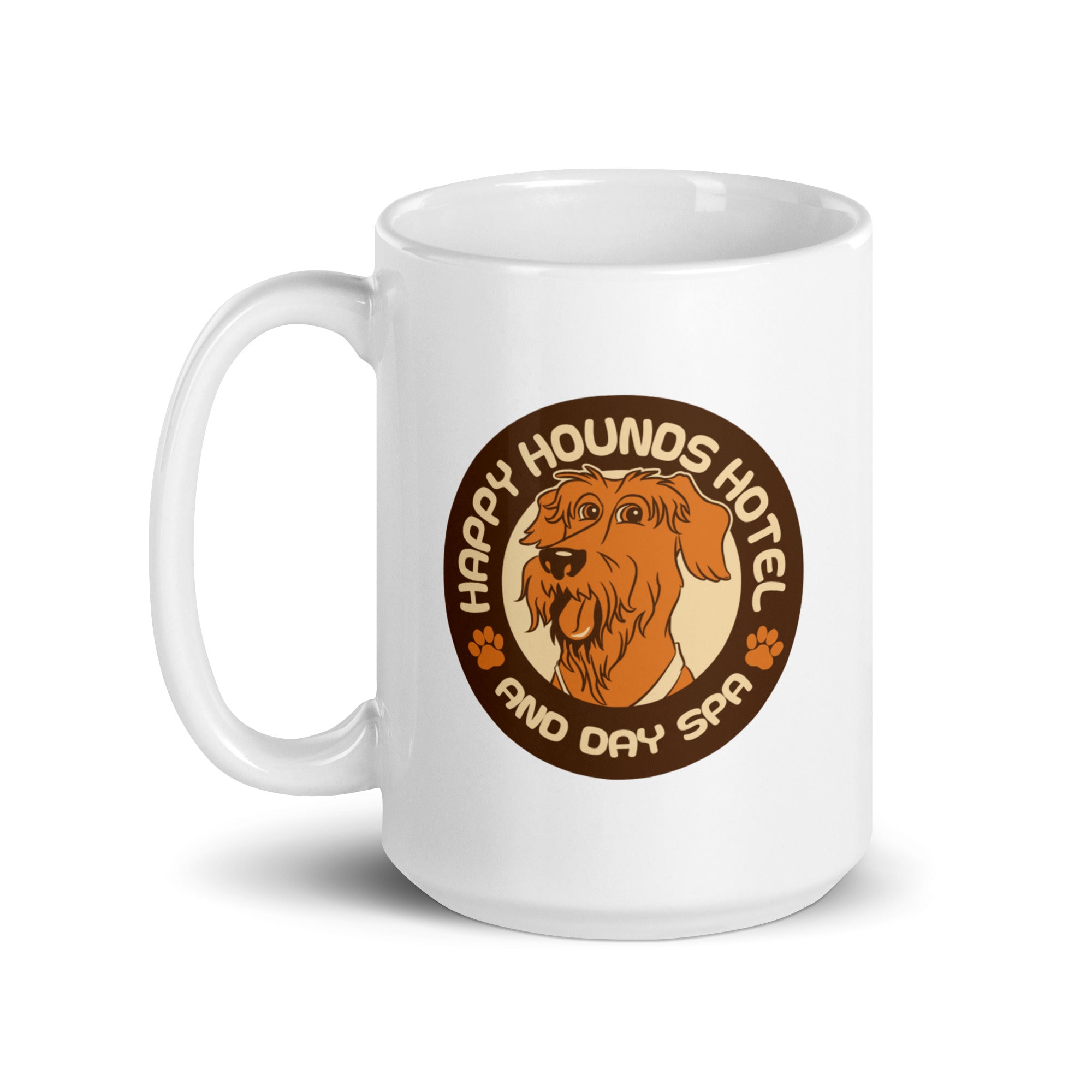 HHH White glossy mug