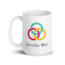 LGW White glossy mug