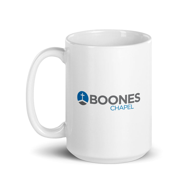 BCBC White glossy mug