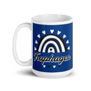 Traphagen White glossy mug
