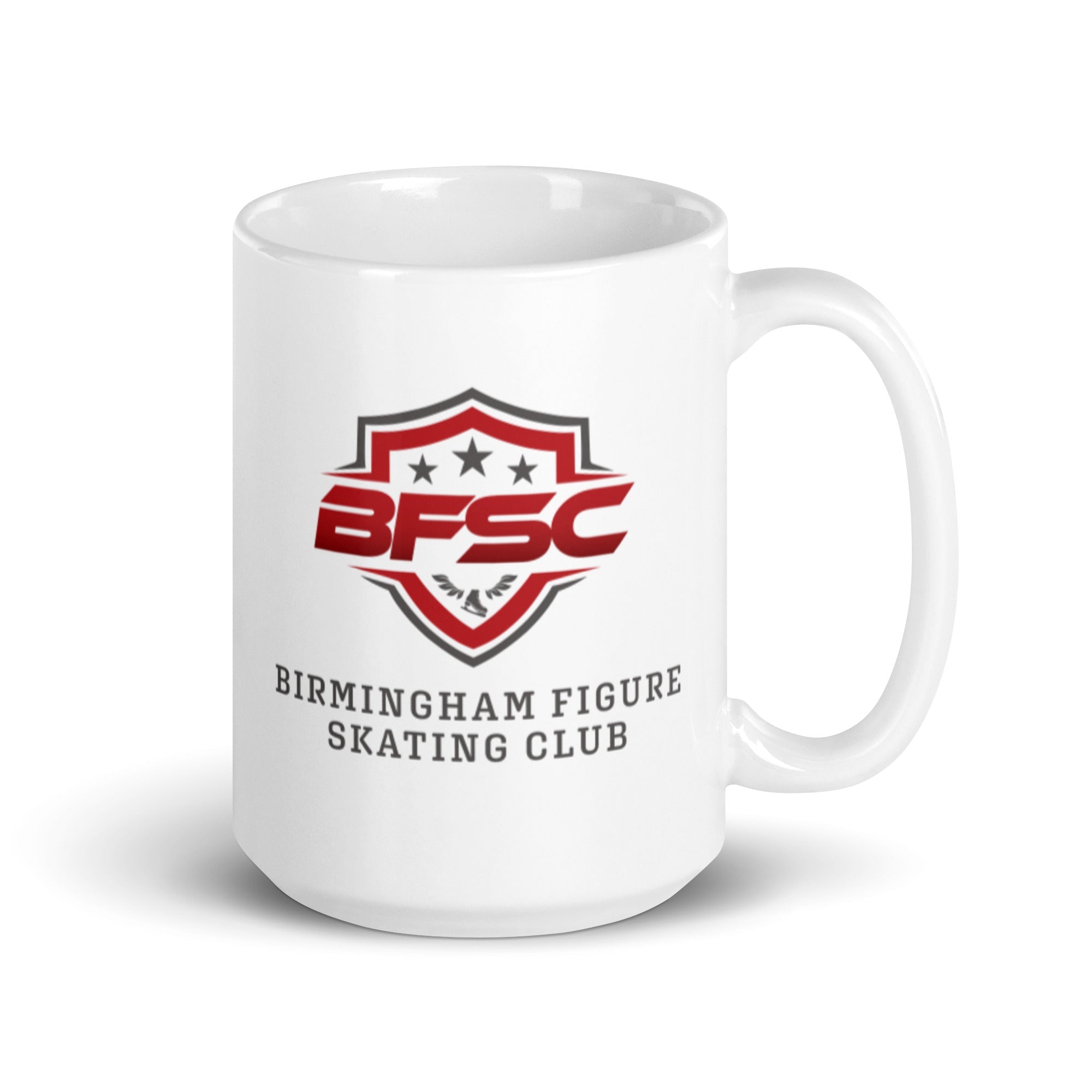 Taza blanca brillante BFSC