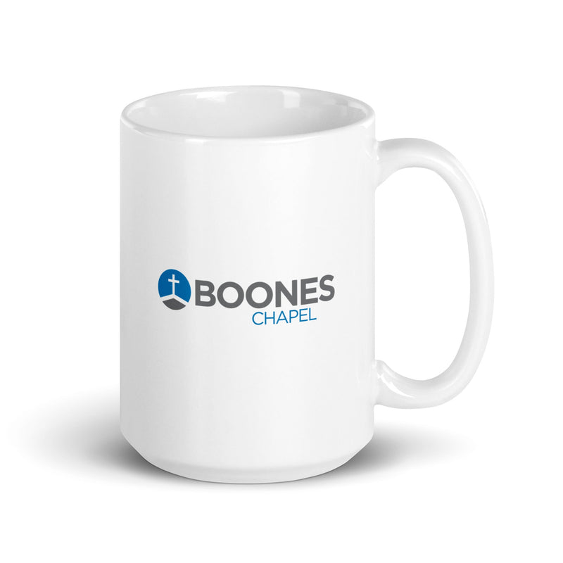 BCBC White glossy mug