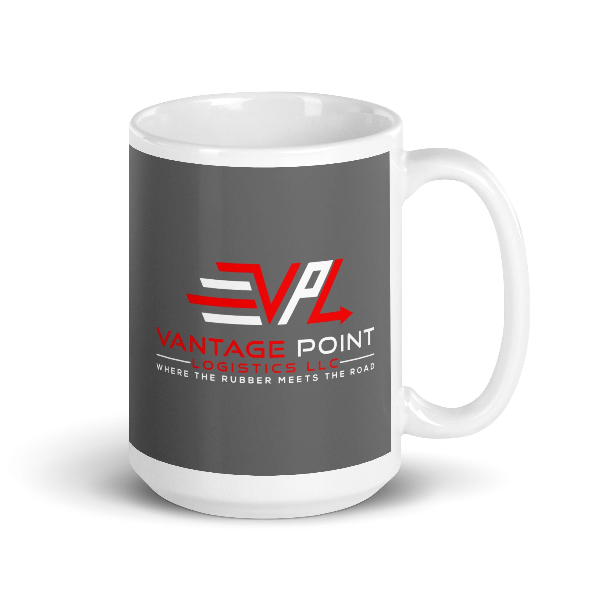 VPL White glossy mug