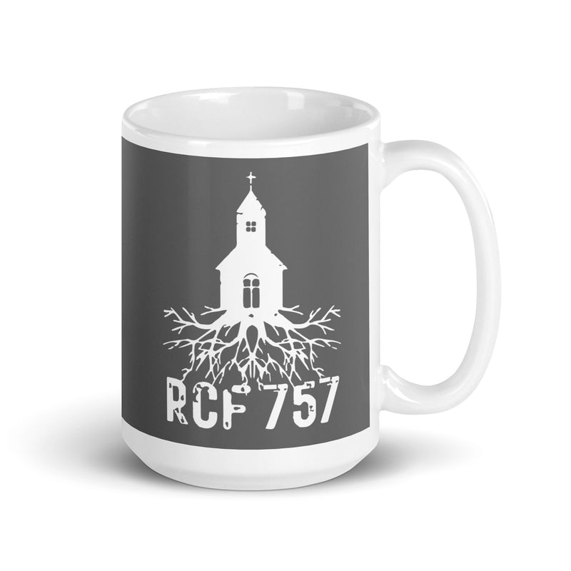 RCF White glossy mug