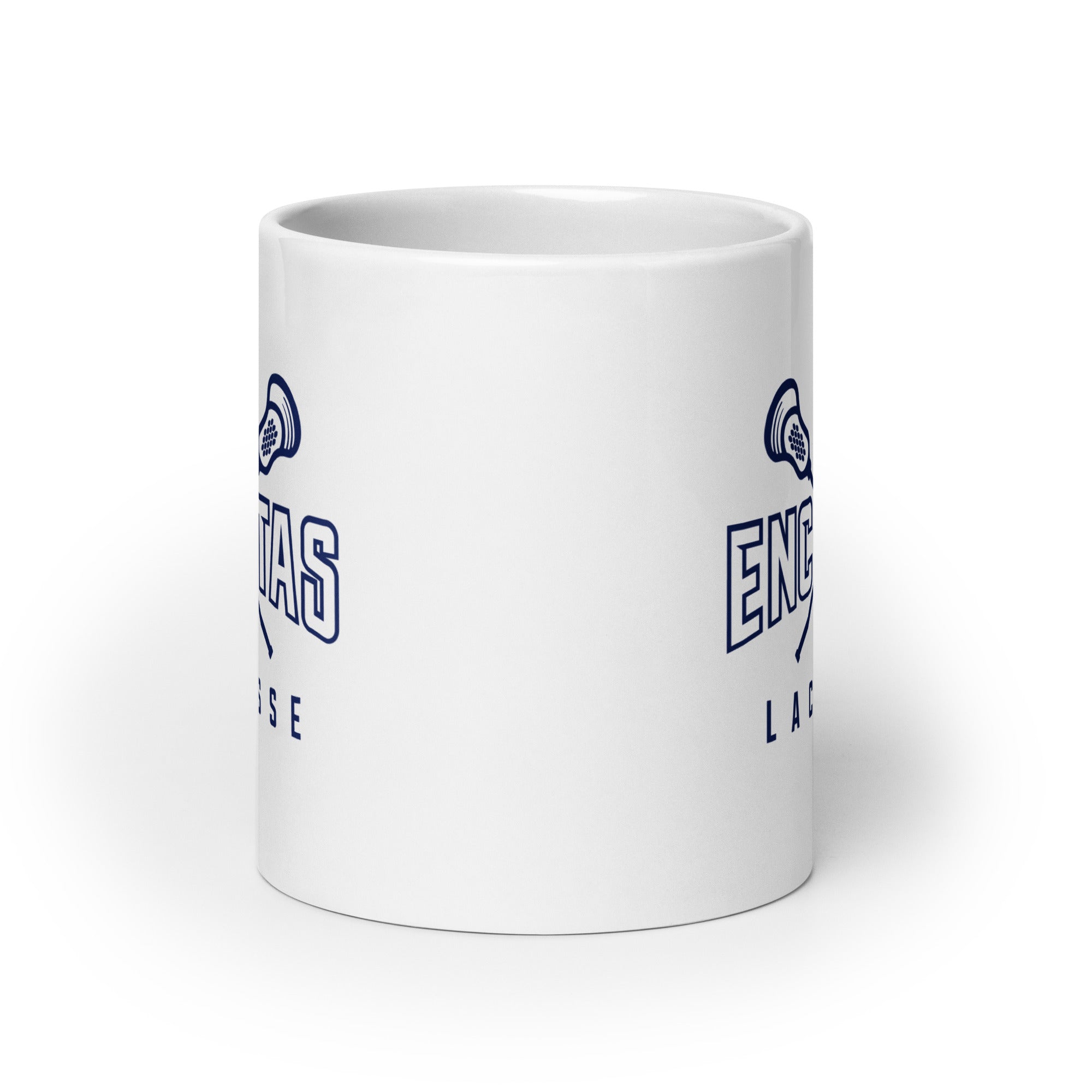 Taza brillante Taza blanca brillante