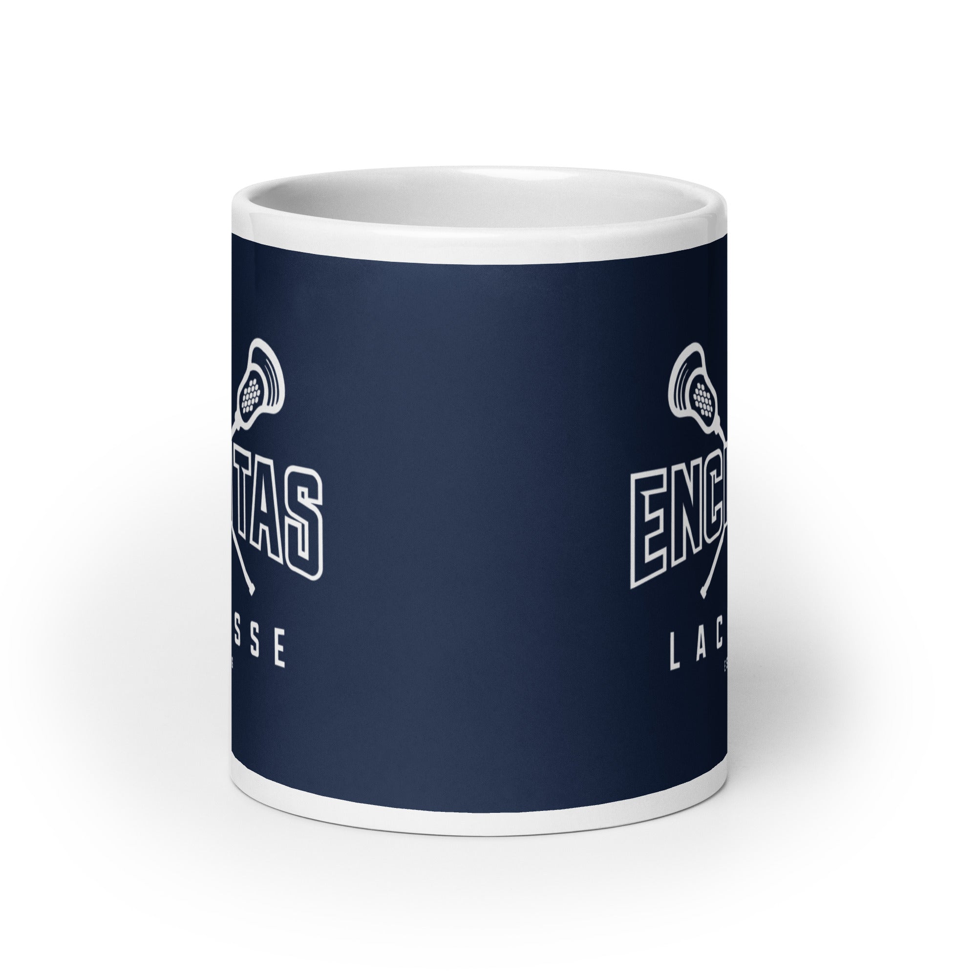 Taza brillante de la Marina de los Mustangs de Encinitas