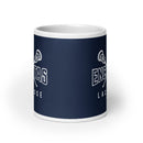 Taza brillante de la Marina de los Mustangs de Encinitas