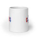 CLES White glossy mug
