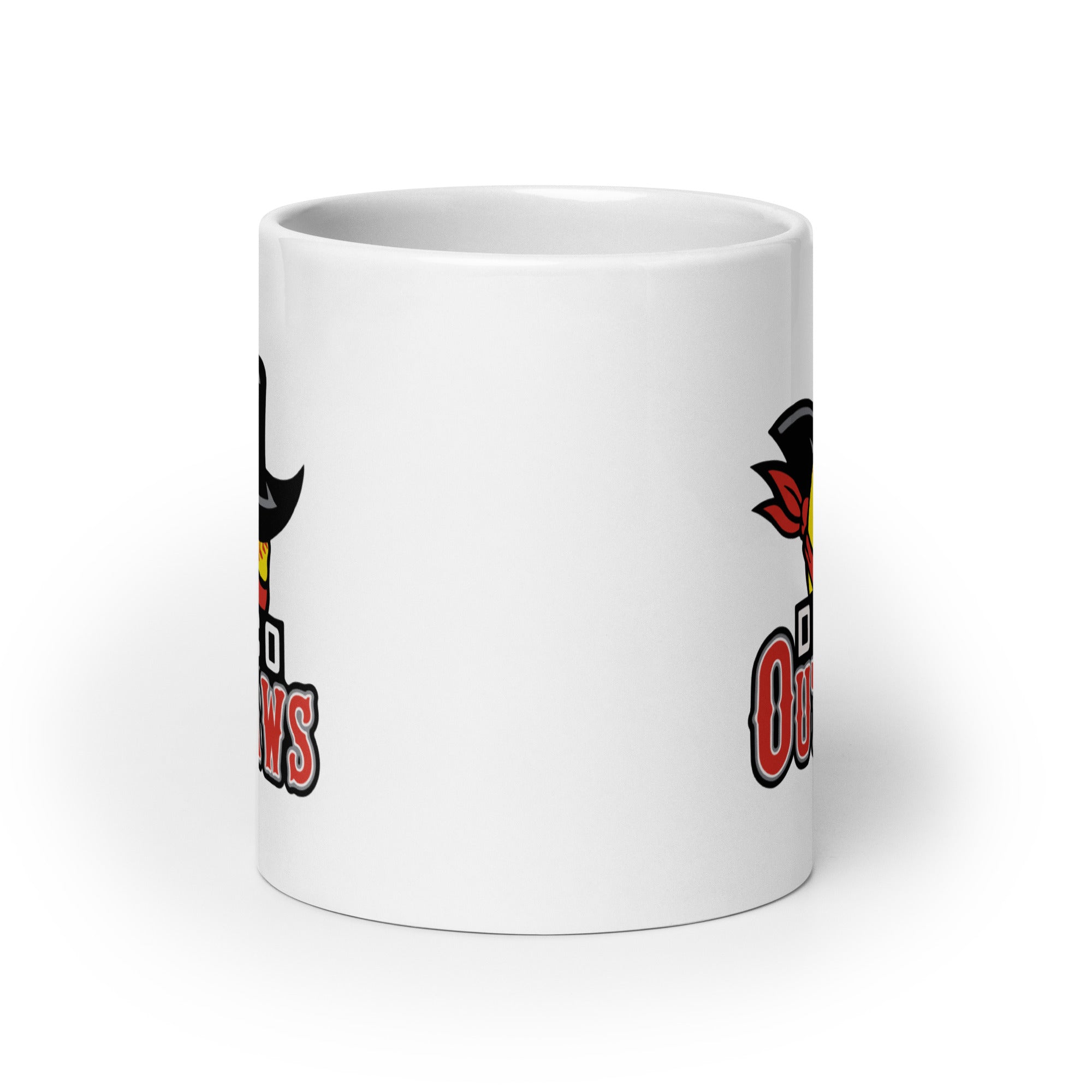 DO Baseball White glossy mug