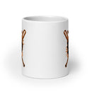 Taza blanca brillante Ballhogs