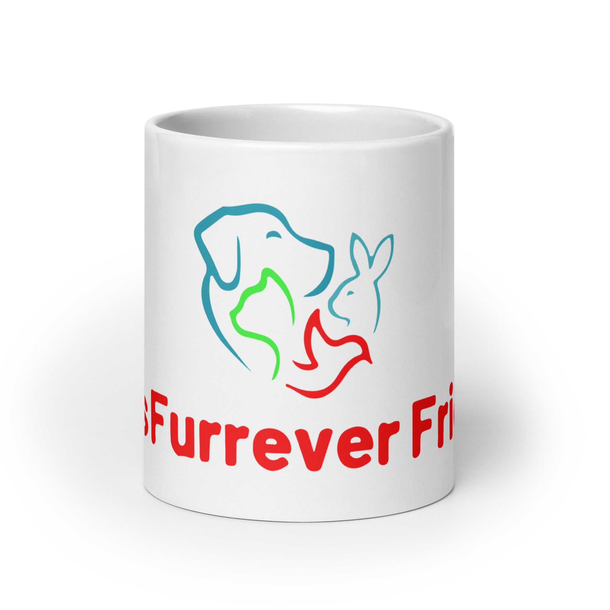 MFF White glossy mug