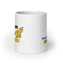 Taza blanca brillante MHA