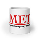 METI White glossy mug