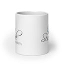 Taza blanca brillante SDA