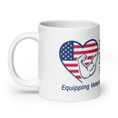 Taza blanca brillante BTHF