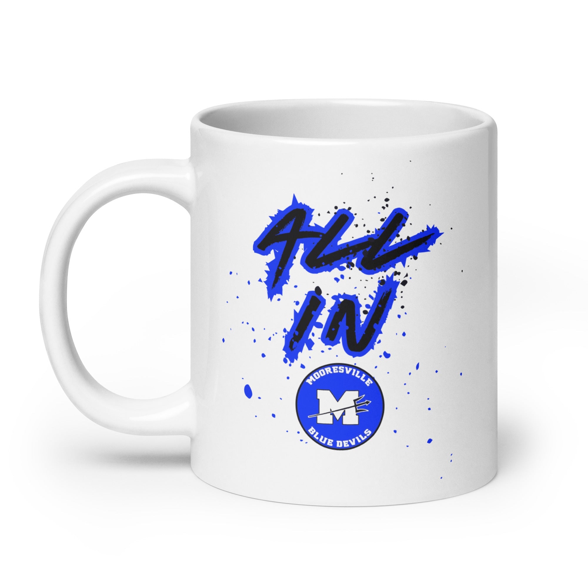 MHS White glossy mug