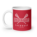 Taza roja brillante de los Mustangs de Encinitas