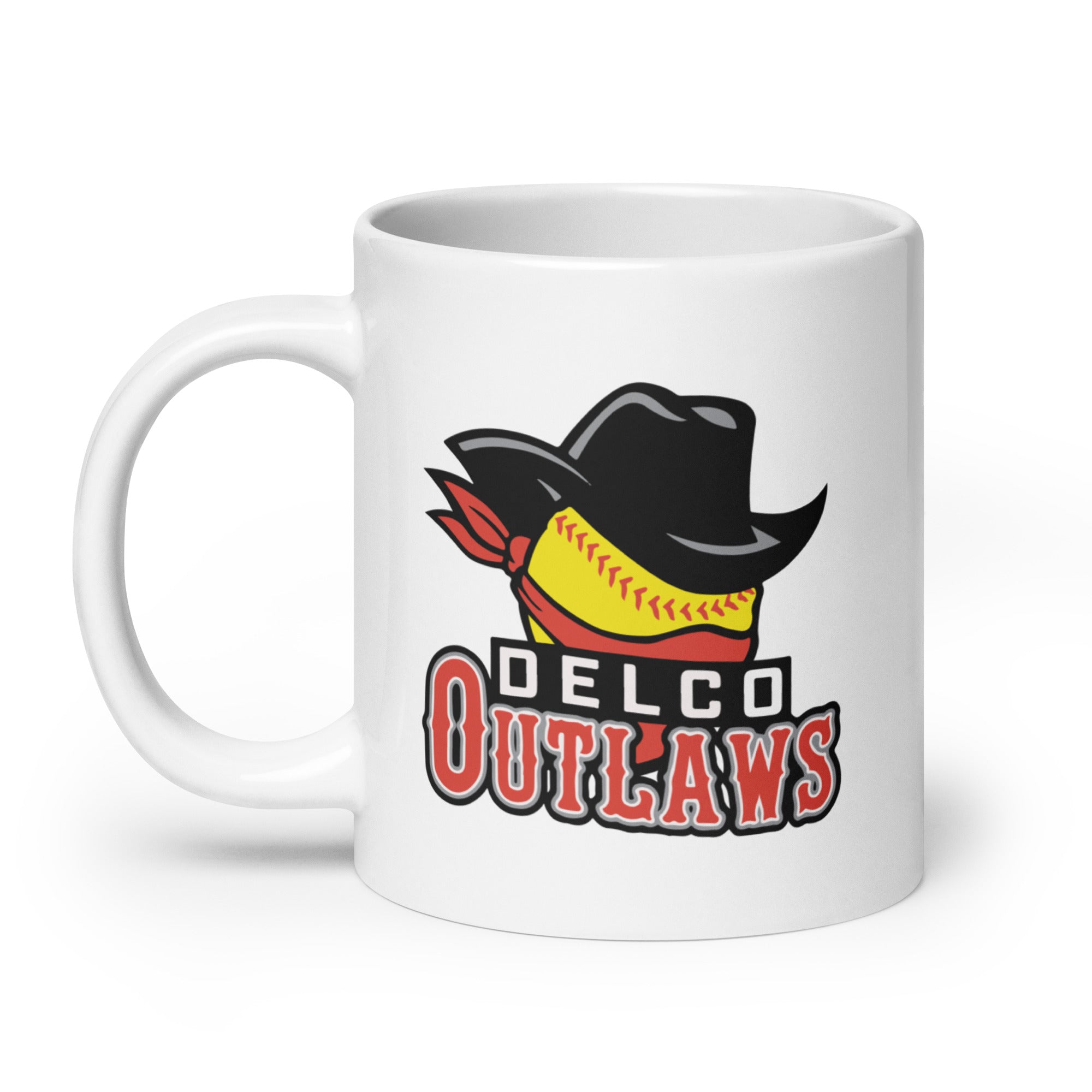 DO Baseball White glossy mug