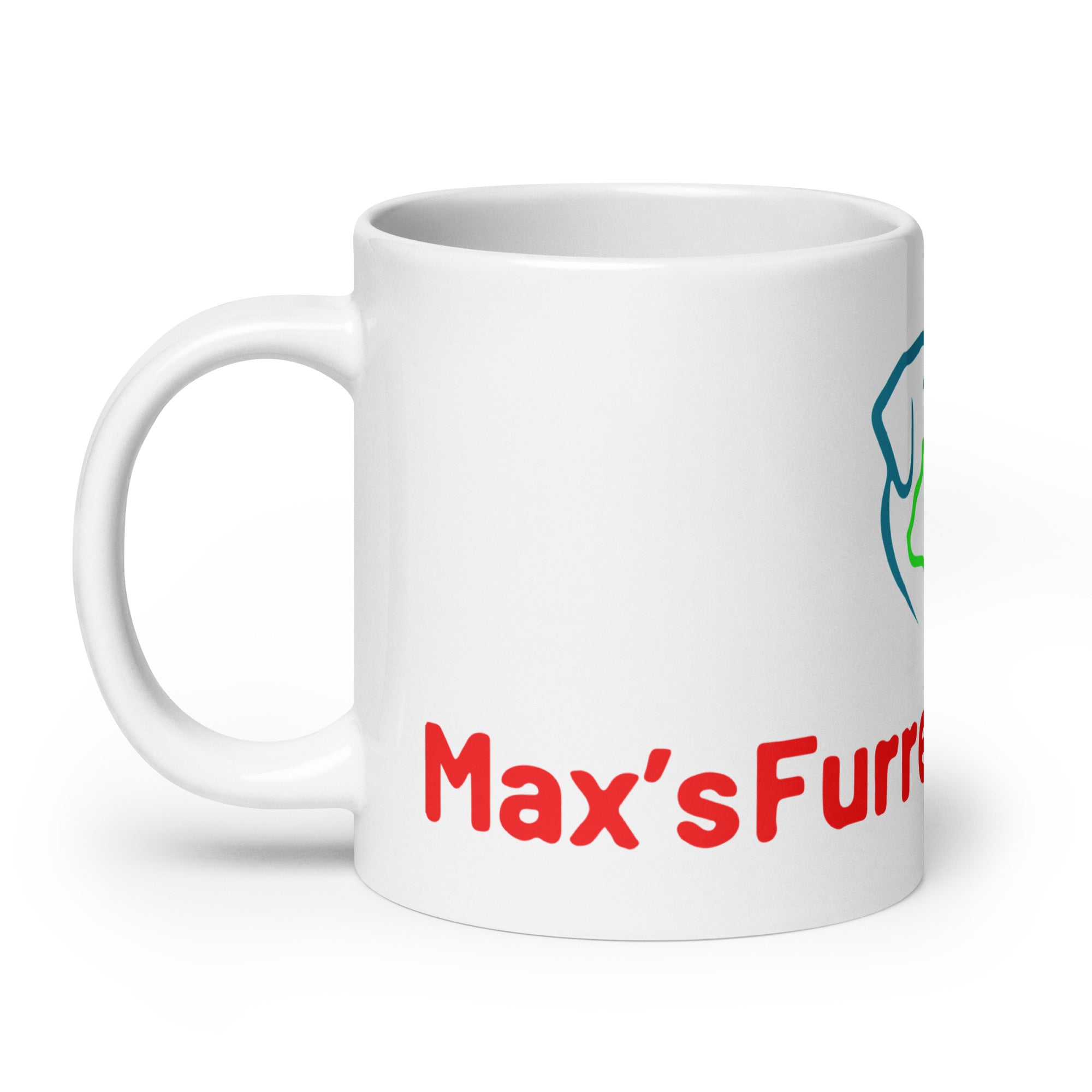 MFF White glossy mug