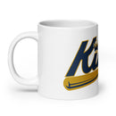 CBK White glossy mug