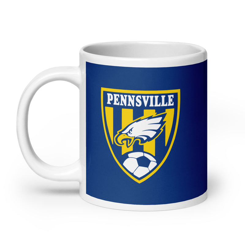 Pennsville Soccer Glossy mug