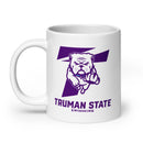 Truman State Swimming White glossy mug