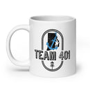 Team 401 White glossy mug