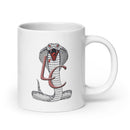 Lockport Cobras White glossy mug