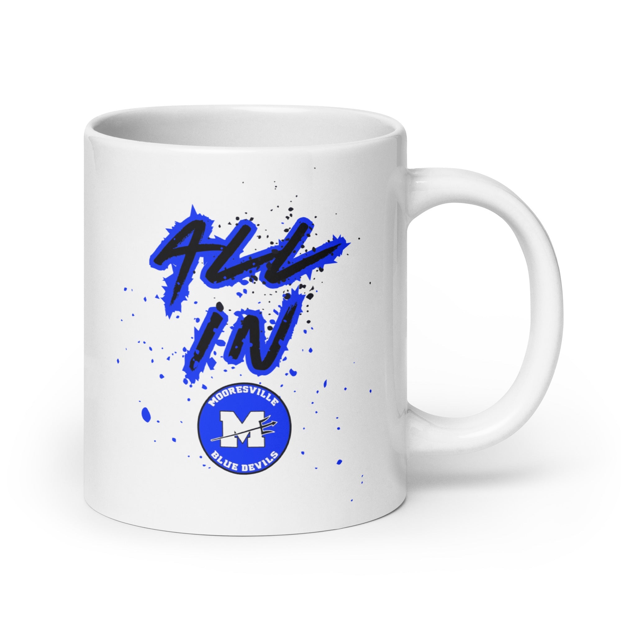 MHS White glossy mug