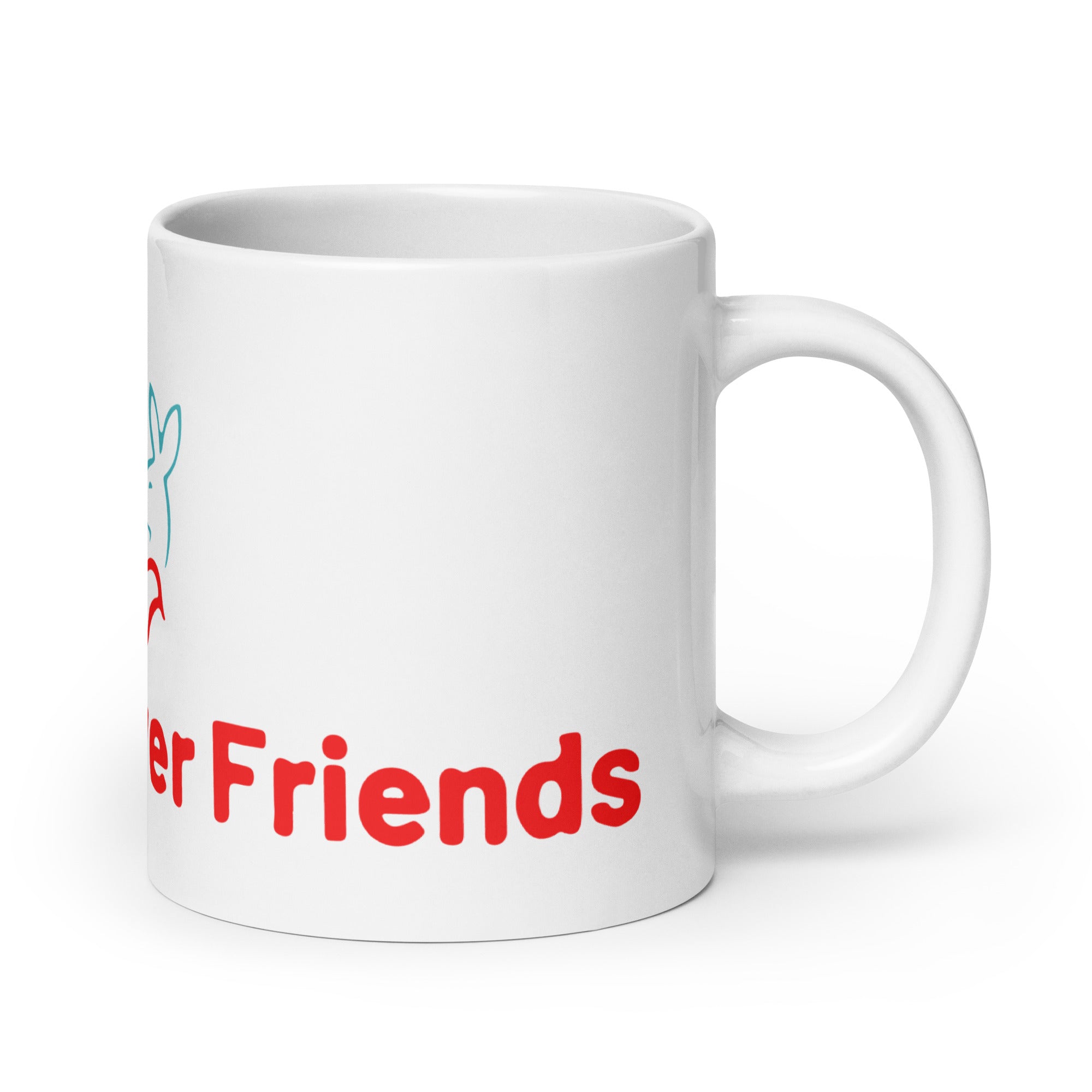 MFF White glossy mug