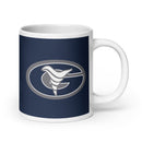 Taza blanca brillante de Grimsley Orchestra