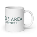 DABS White glossy mug