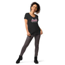 Camiseta ajustada con cuello en V para mujer de DBP Lacrosse