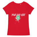 AllUSports Influencer Demo Women’s fitted v-neck t-shirt