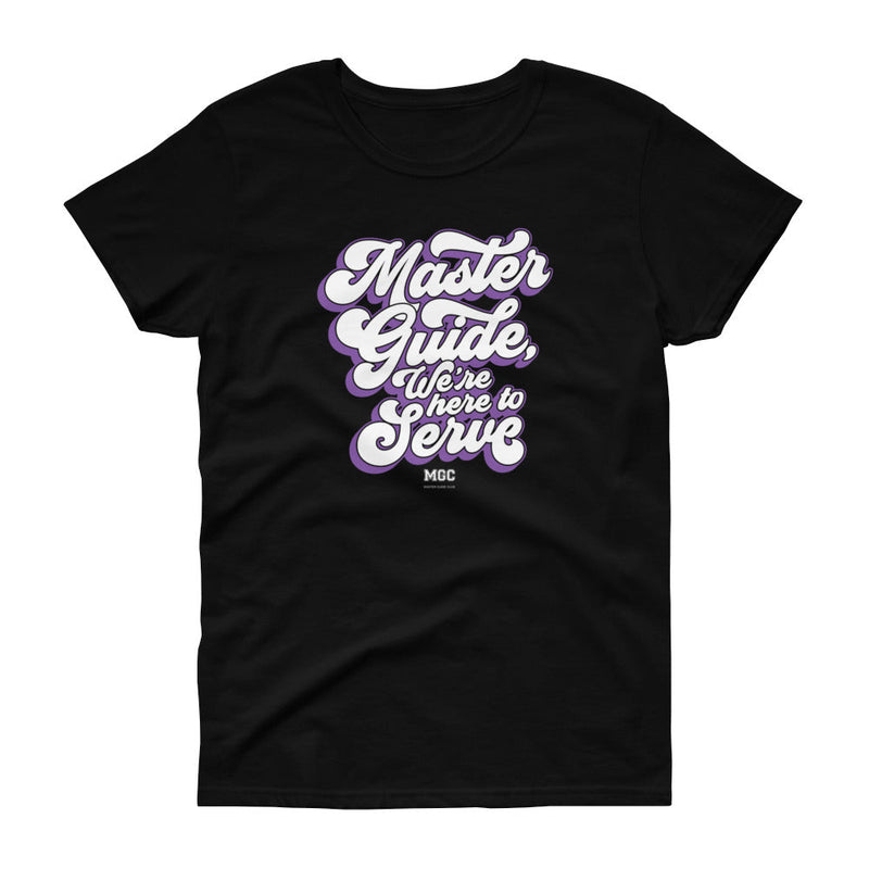 MGC Women's short sleeve t-shirt We're here to serve