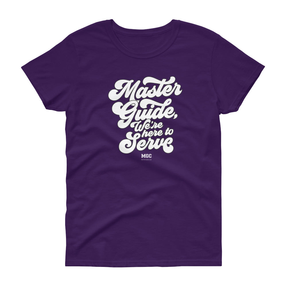 MGC Women's short sleeve t-shirt We're here to serve