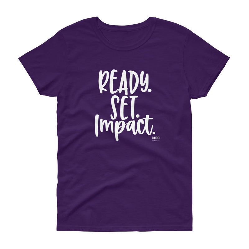 MGC Women's short sleeve t-shirt Ready Set Impact