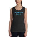 Chimney Rock Ladies’ Muscle Tank - Blue Logo