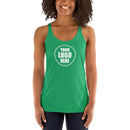 Camiseta sin mangas con espalda cruzada para mujer | Next Level 6733
