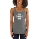 Camiseta sin mangas con espalda cruzada para mujer | Next Level 6733