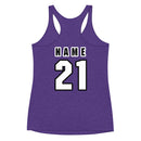 Camiseta sin mangas de algodón con espalda cruzada para mujer de RTTC (personalización)