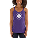 Camiseta sin mangas con espalda cruzada para mujer | Next Level 6733