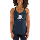 Camiseta sin mangas con espalda cruzada para mujer | Next Level 6733