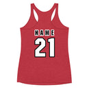 Camiseta sin mangas de algodón con espalda cruzada para mujer de RTTC (personalización)