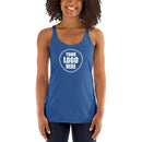 Camiseta sin mangas con espalda cruzada para mujer | Next Level 6733