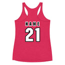 Camiseta sin mangas de algodón con espalda cruzada para mujer de RTTC (personalización)